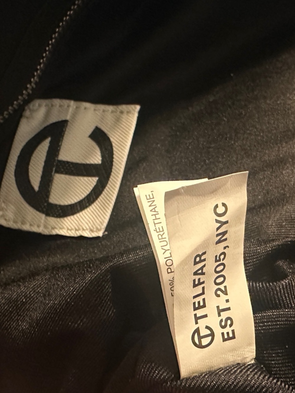 Telfar Large Shopping Bag Black TF-012-BK-L featuring Embossed logo - Picture 5 of 6